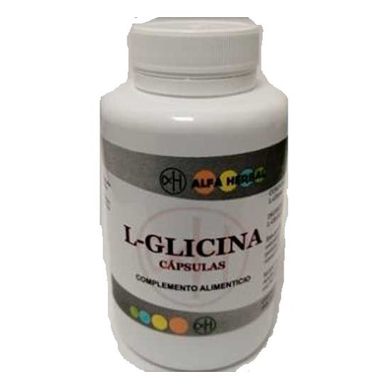 Alpha Herbal L-Glycine 500mg 100caps