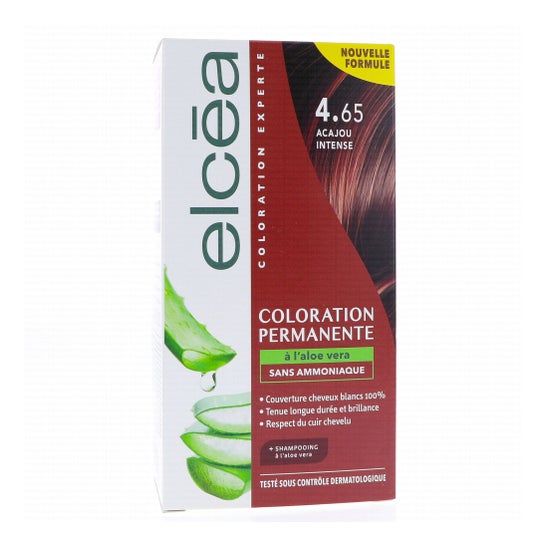 Elcea Coloração Permanente Aloe Vera 4.65 Acajú Intenso 140 ml