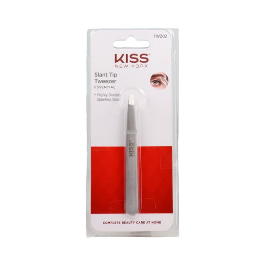 Red By Kiss KNY Slant Tip Tweezer Essential 1 Unidade