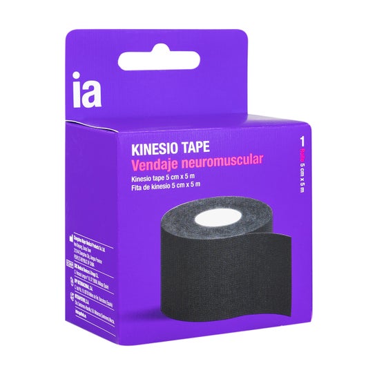 Interapothek Ligadura Kinesio Tape Preta 1 unid.
