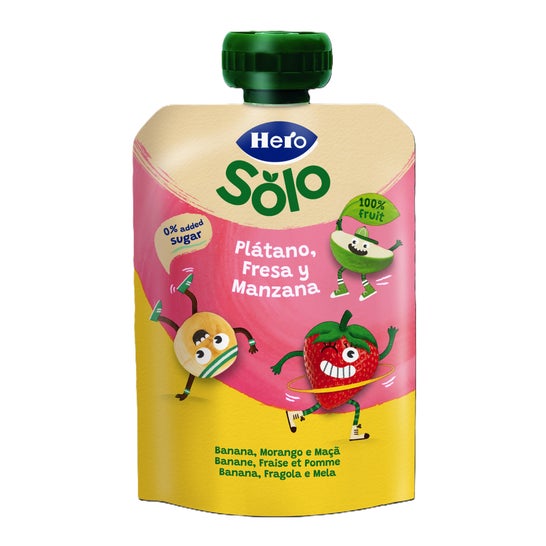 Hero Solo Banana Morango e Maçã 100 g