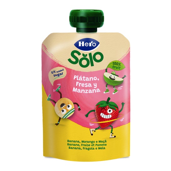 Hero Solo Banana Morango e Maçã 100 g