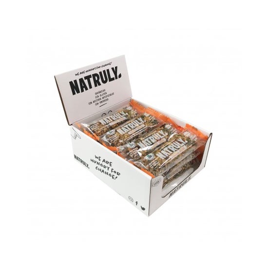 Natruly Organic Crunchy Nut Bar 20x40g