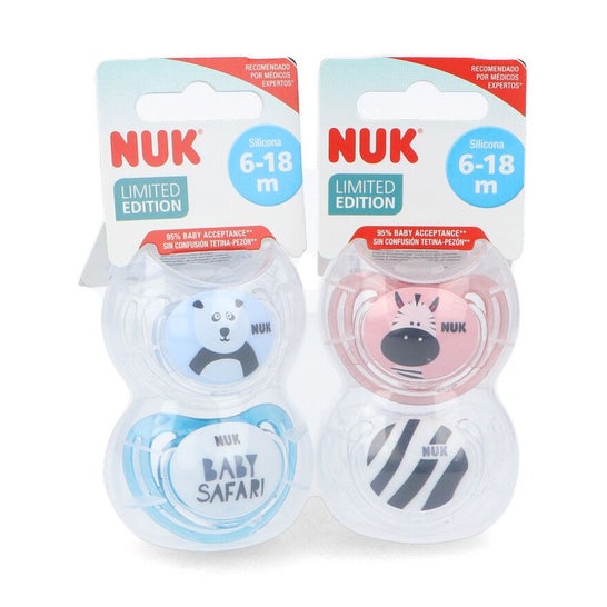 Nuk Pacifier Pacifier Pacifier Freestyle Silicone Pacifier Baby 6-18M 2uds