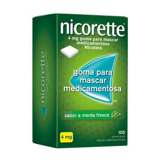 Nicorette Nicotina 4mg 105 Gomas