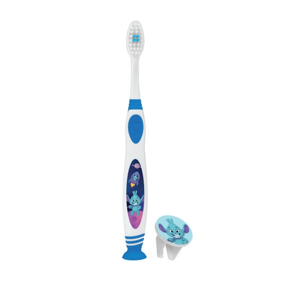 Plic Escova Dentes 6–9 Anos Tampa Ventosa 612 Azul 1 Unidade