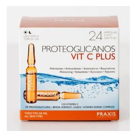 Praxis Proteoglicanos Vit C Plus 24 Ampollas Praxis Proteoglicanos Vit C Plus 24 Ampollas