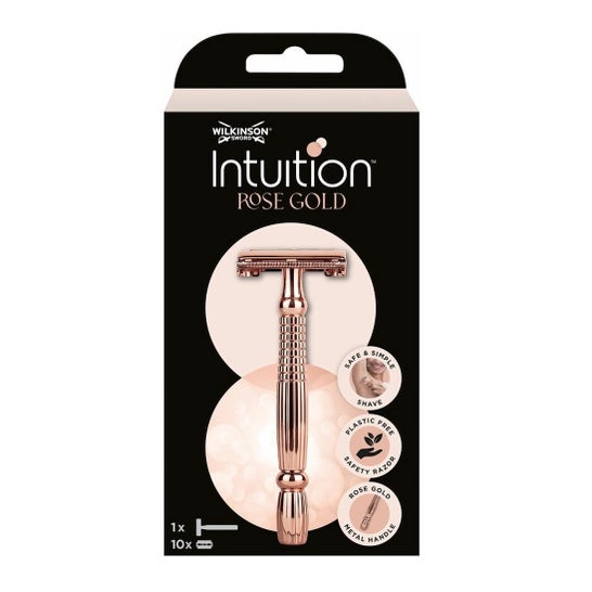 Wilkinson Sword Intuition Rose Gold Aparelho Barbear 10 Unidades