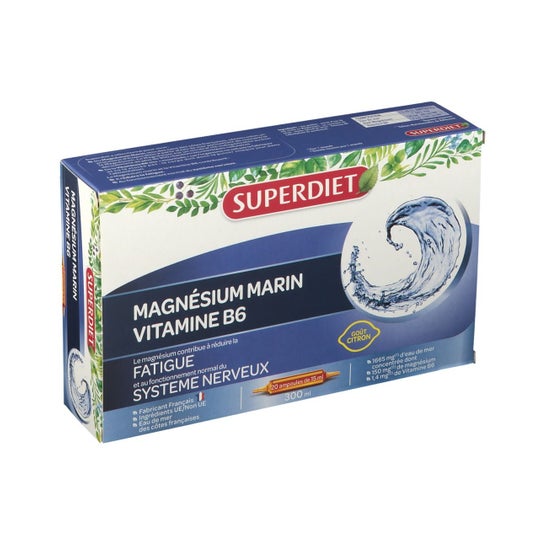 Super Diet  Magnsium Marin Vitamina B6 20 ampolas