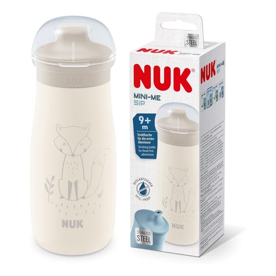 Nuk Mini-Me Sip It Garrafa Creme Zorro +9M 300 ml