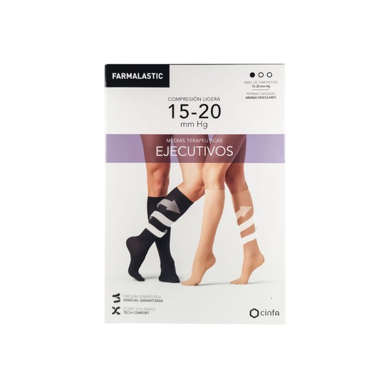Farmalastic Meia Executiva Camel Tamanho XL 1 unid.