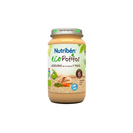 Nutribén® Eco Potito® legumes de jardim e peru 200g
