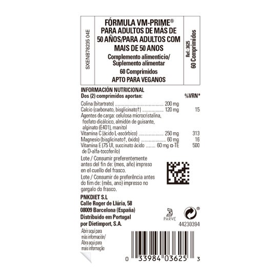 Solgar Vm-prime Para Adultos 50+ 60 Cap