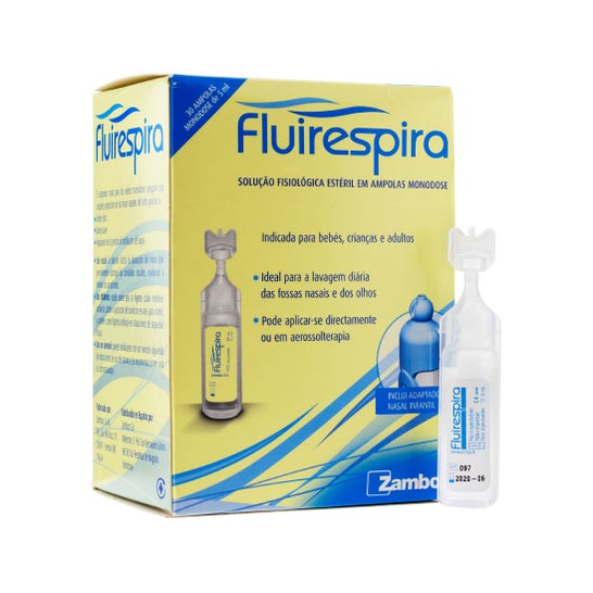 Fluirespira Soro Fisiológico Limpeza Nasal com Aplicador 30 monodoses