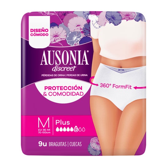 Ausonia Discreto Pant Plus TM 9uds