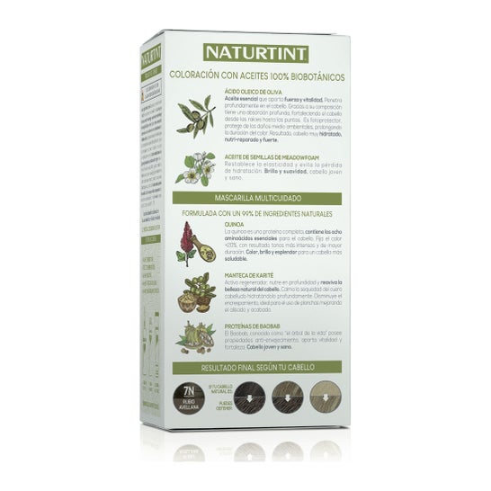 Naturtint Coloracion Permanente 7N Rubio Avellana 170ml