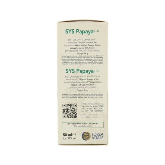 Forza Vitale SYS Papaya 50ml