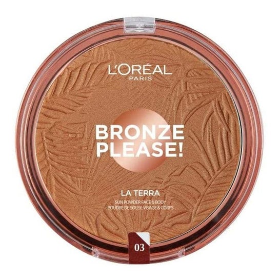 L'Oreal La Terra Pó Brilhante de Bronze Selvagem 03 Bronze Médio 18g