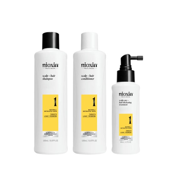 Sistema Nioxina 1 Conjunto de Tratamento Capilar