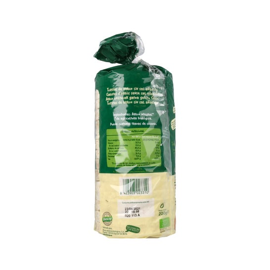 Biocop Tort. Arroz S/Sal Bio 200g