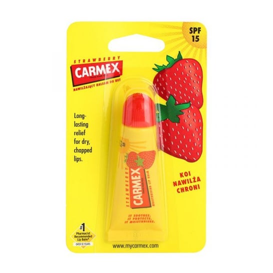 Carmex Hidratação Labial Spf15 Morango 10g