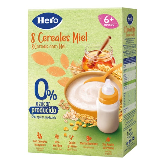 Hero Baby 8 Cereales Papilla Miel 340g