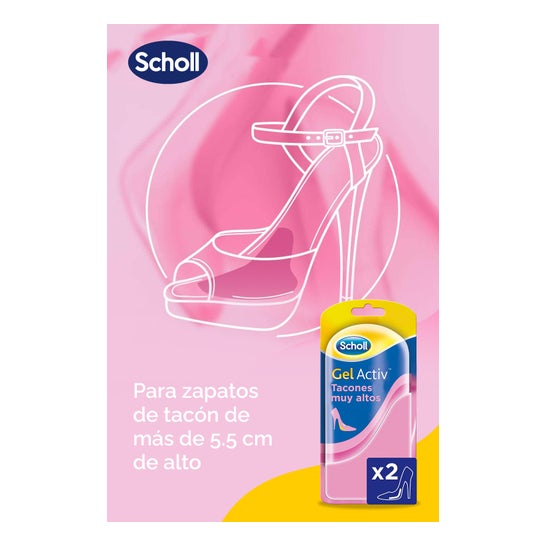 Scholl Activ Gel Salto Muito Alto 2pcs