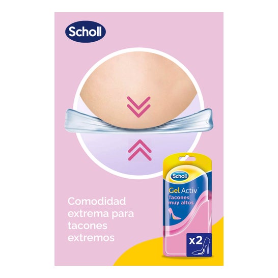 Scholl Activ Gel Salto Muito Alto 2pcs