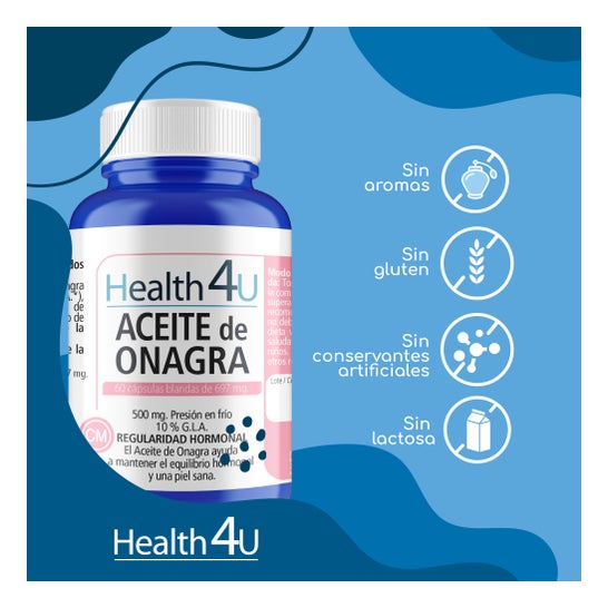 Óleo de Prímula H4U 60 Softgels 697mg