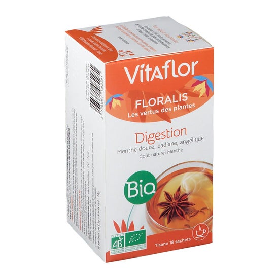 Vitaflor Organic Herbal Tea Digestion 18 saquetas