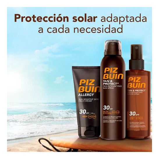 Piz Buin® Tan & Protect Óleo Bronzeador Spray SPF15 150ml Piz Buin® Tan & Protect Óleo Bronzeador Spray SPF15 150ml