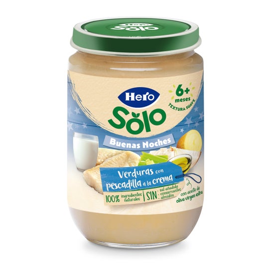 Hero Solo Boas Noites Legumes e Pescada 190 g