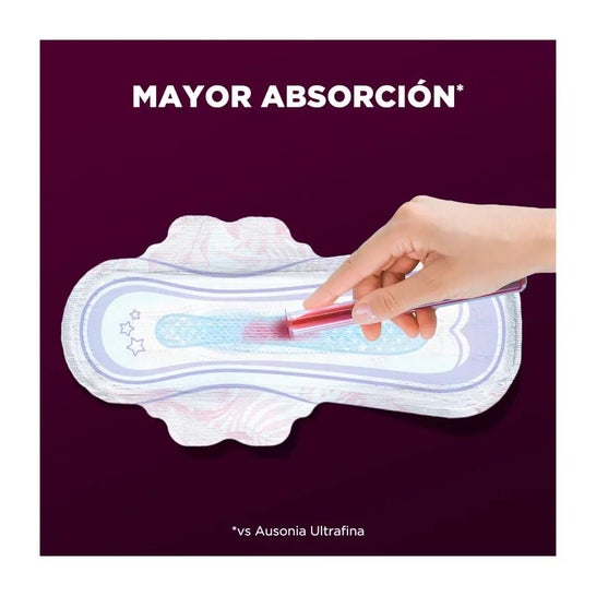 Ausonia Ultrafina Plus Compresas Noche Alas 10uds Ausonia Ultrafina Plus Compresas Noche Alas 10uds