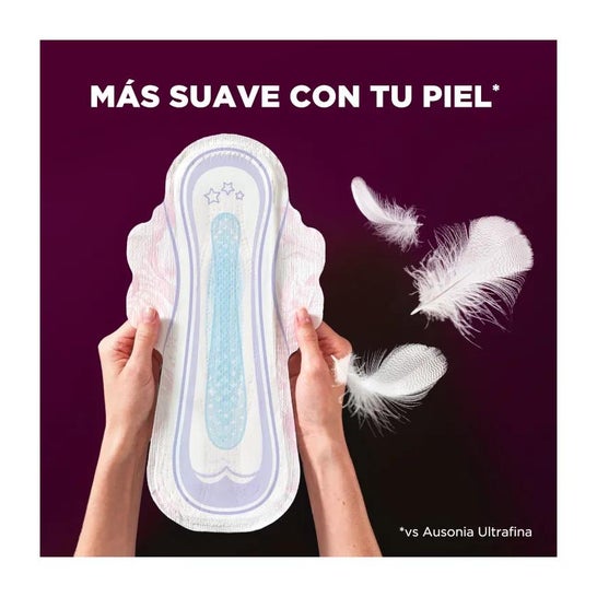 Ausonia Ultrafina Plus Compresas Noche Alas 10uds Ausonia Ultrafina Plus Compresas Noche Alas 10uds