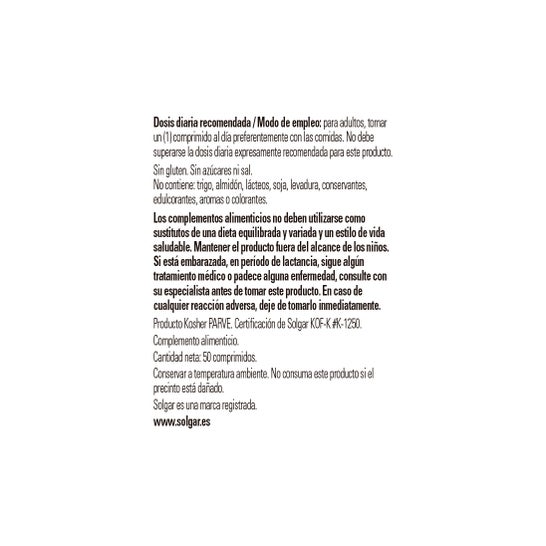 Solgar Selenium 50 Tabl.