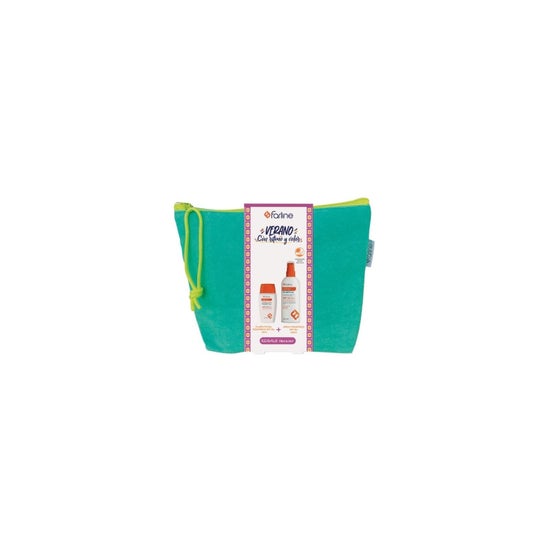 Farline Conjunto Fluido Facial Pediátrico SPF50+ 50 ml + Spray Pediátrico SPF50+ 200 ml + Nécessaire