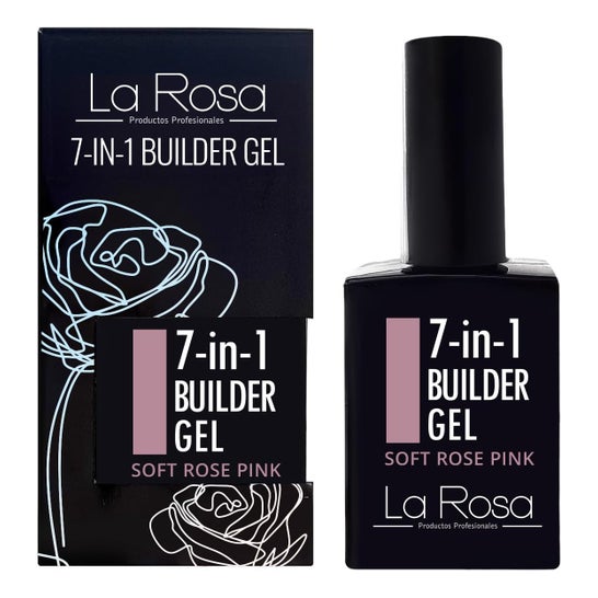 La Rosa Gel Construtor 7 In 1 Soft Pink 15 ml