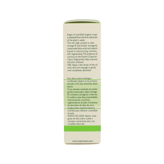 Corpore Sano Aceite Natural Argán 30ml