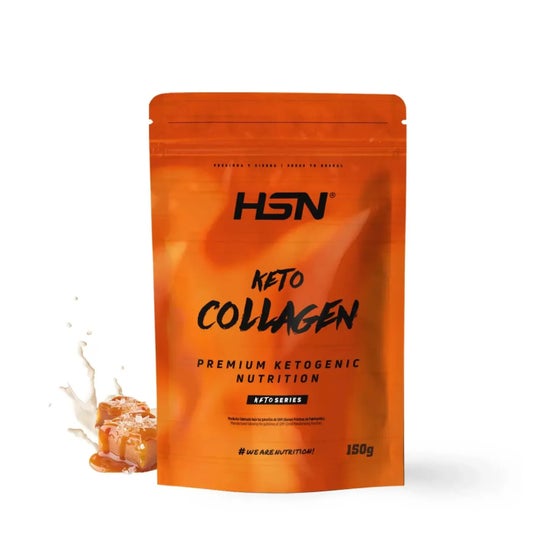 HSN Keto Colágeno Hidrolizado Bovino en Polvo Caramelo Salado 150g