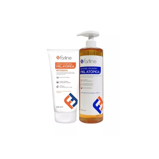 Farline Conjunto Oleogel 100 ml + Creme Intensivo Pele Atópica 200 ml