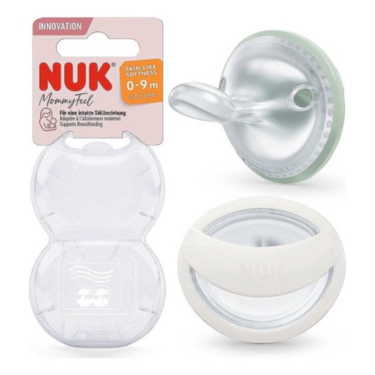 Nuk Mommy Feel Chupeta 0-9 M Verde 1 Unidade