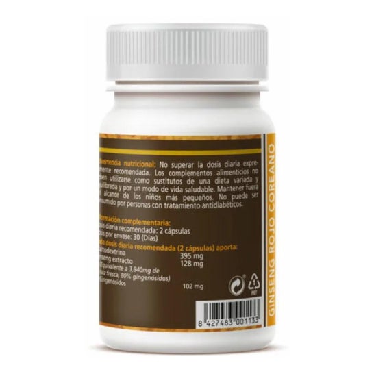 Sotya Coreano Ginseng Vermelho 500mg 60cáps Sotya Coreano Ginseng Vermelho 500mg 60cáps