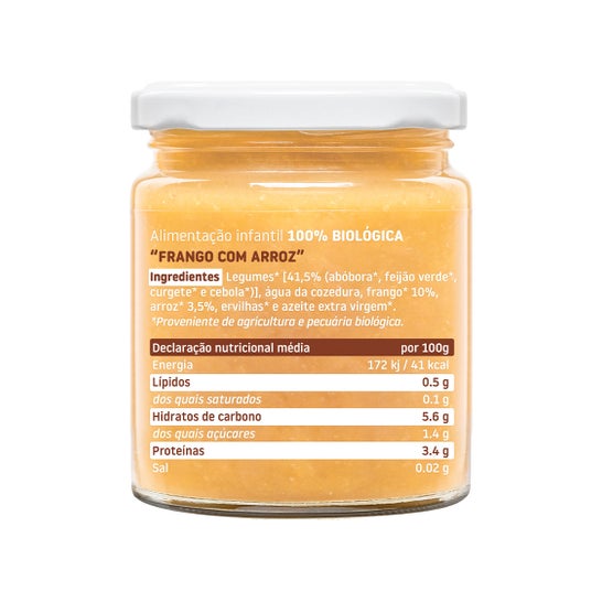 Smileat Potito Bio Sabor frango com arroz 230g