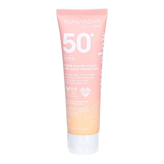 Alphanova Daily Sun Glow Protetor Solar Facial Spf50+ Bio 50ml