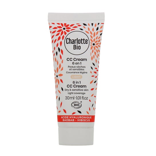 Charlotte Bio CC Cream 6 en 1 Pele Seca e Sensível Light 30ml