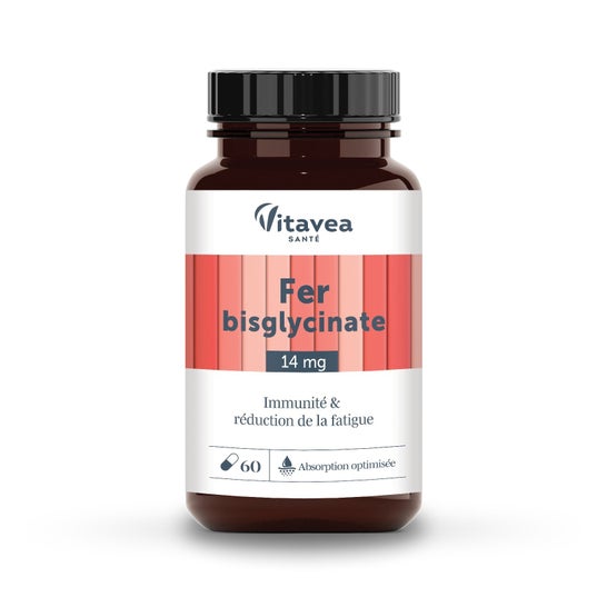 Vitavea Ferro Bisglicinato 14mg 60 Pérolas