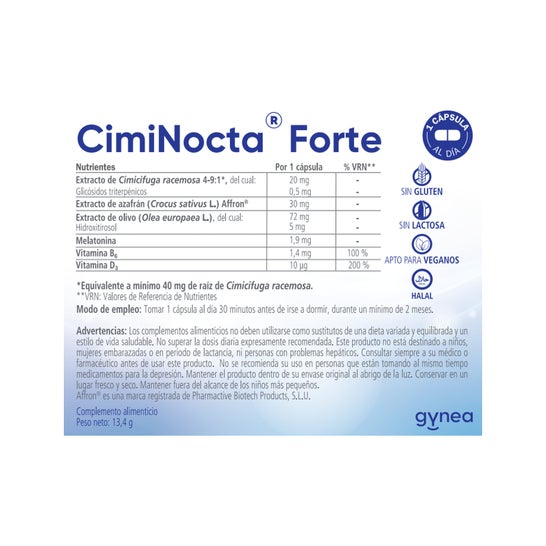 Gynea CimiNocta Forte 30caps