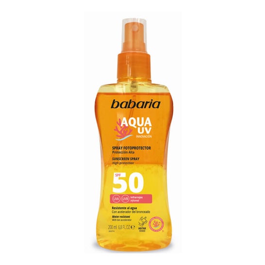 Babaria Aqua UV Spray Fotoprotector SPF50 200ml