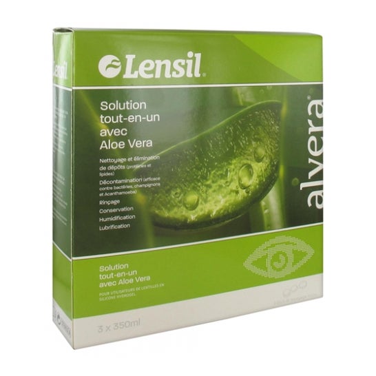 Lensil Alvera Solução Completa com Aloe Vera 3x350ml