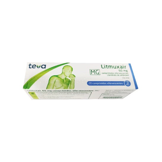 Teva Litmuxair Ambroxol 60mg 20comp Teva Litmuxair Ambroxol 60mg 20comp